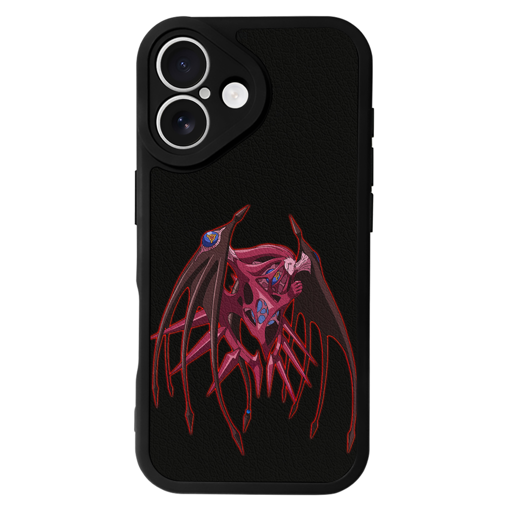 （画像用） 遊☆戯☆王 Yu-Gi-Oh! 【iPhone 16シリーズ対応】シリコンスマホケース（レザー調） 材質：シリコン